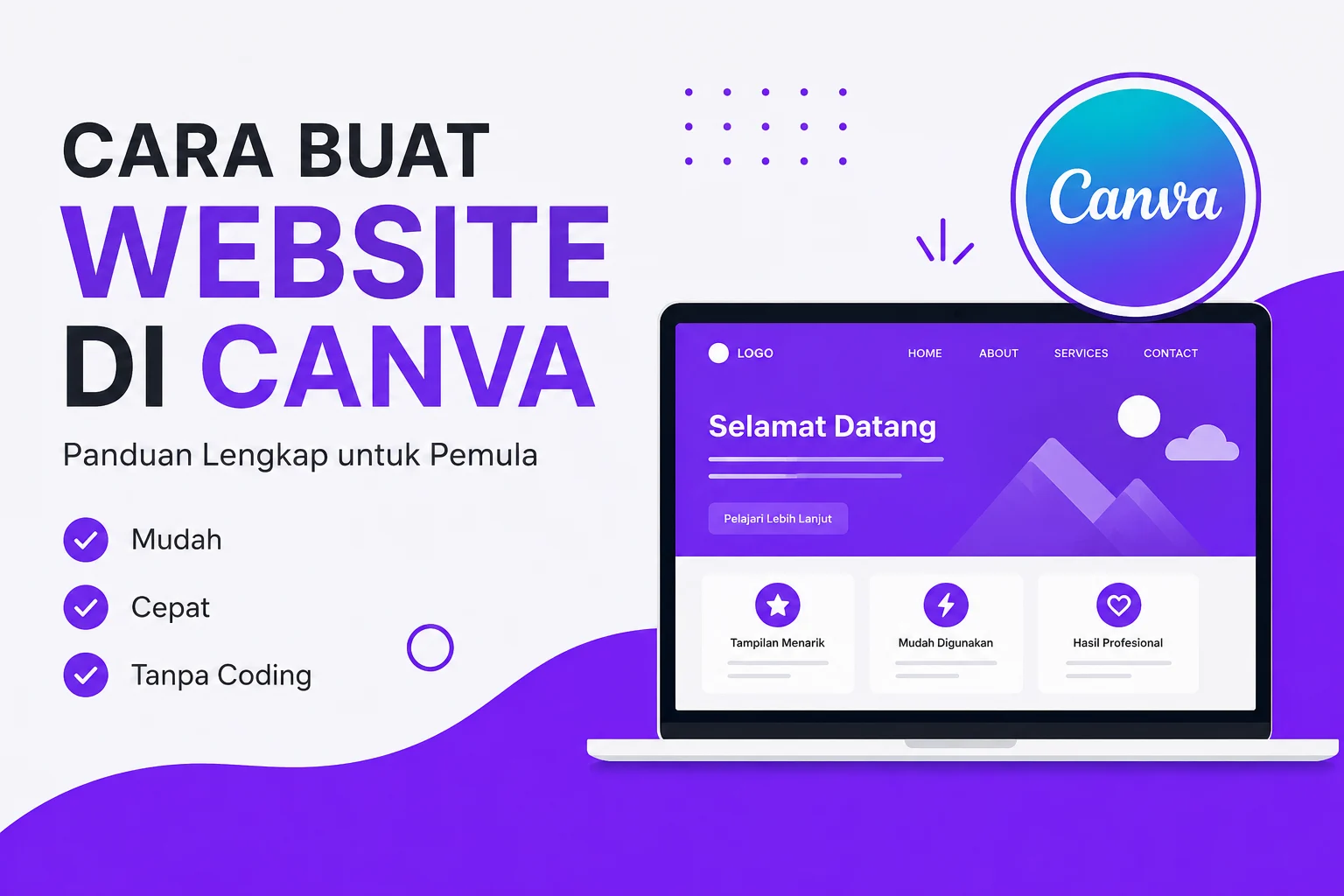 Cara Buat Website di Canva untuk Presentasi