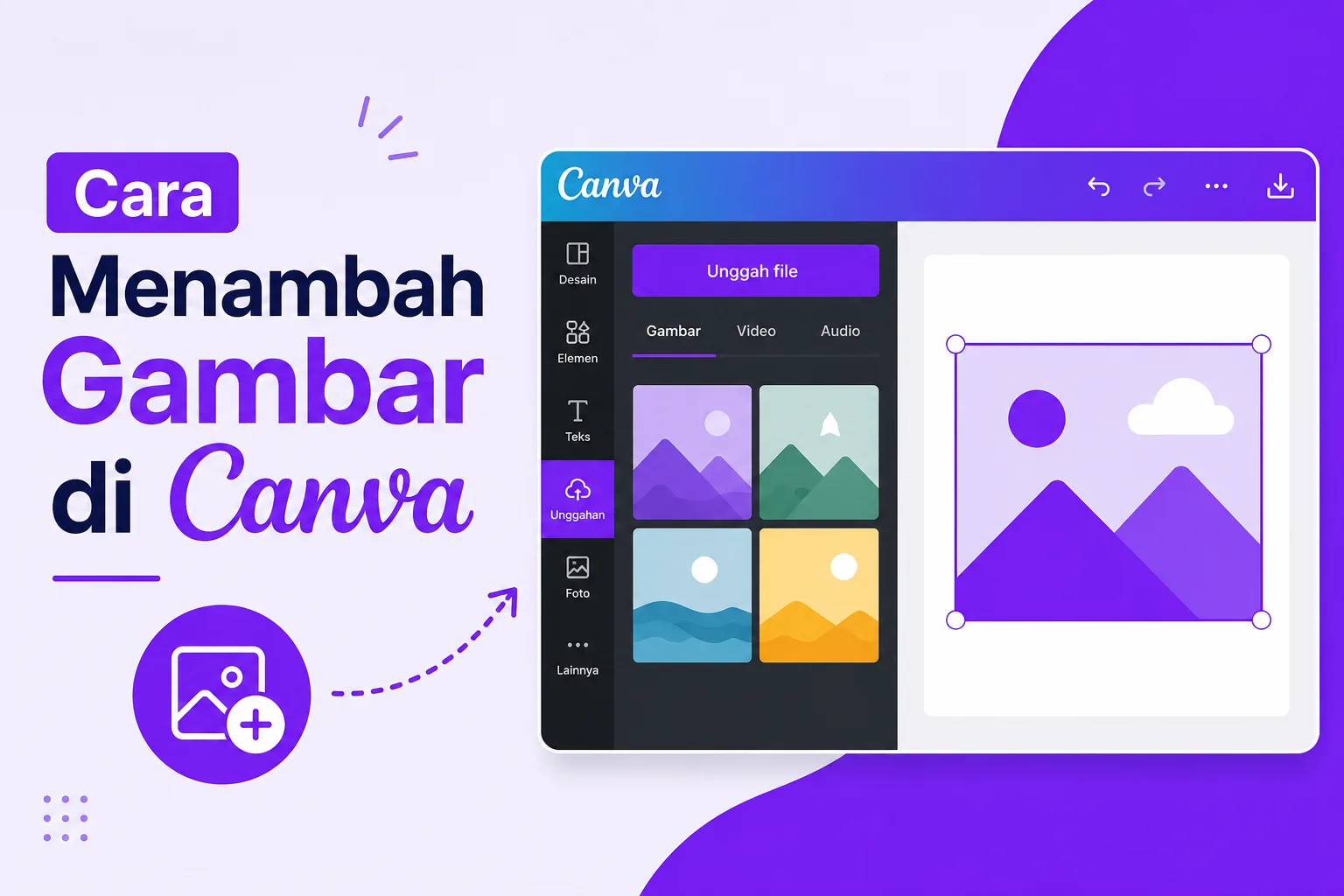Cara Menambah Gambar di Canva