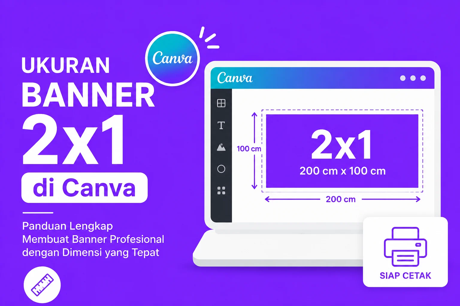 Ukuran Banner 2x1 di Canva