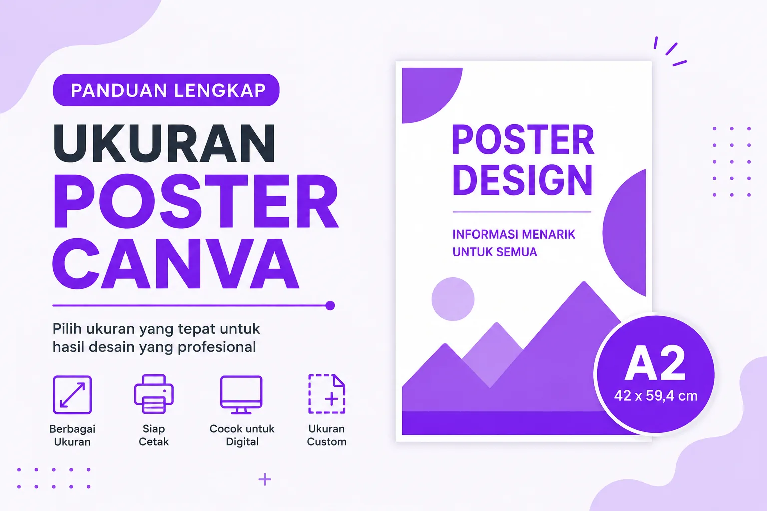 Ukuran Poster di Canva
