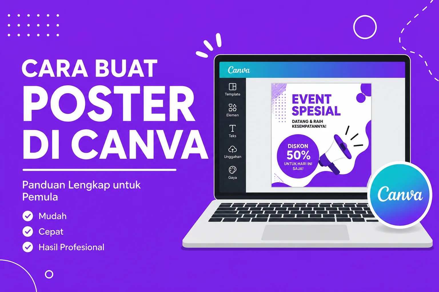 Cara Buat Poster di Canva