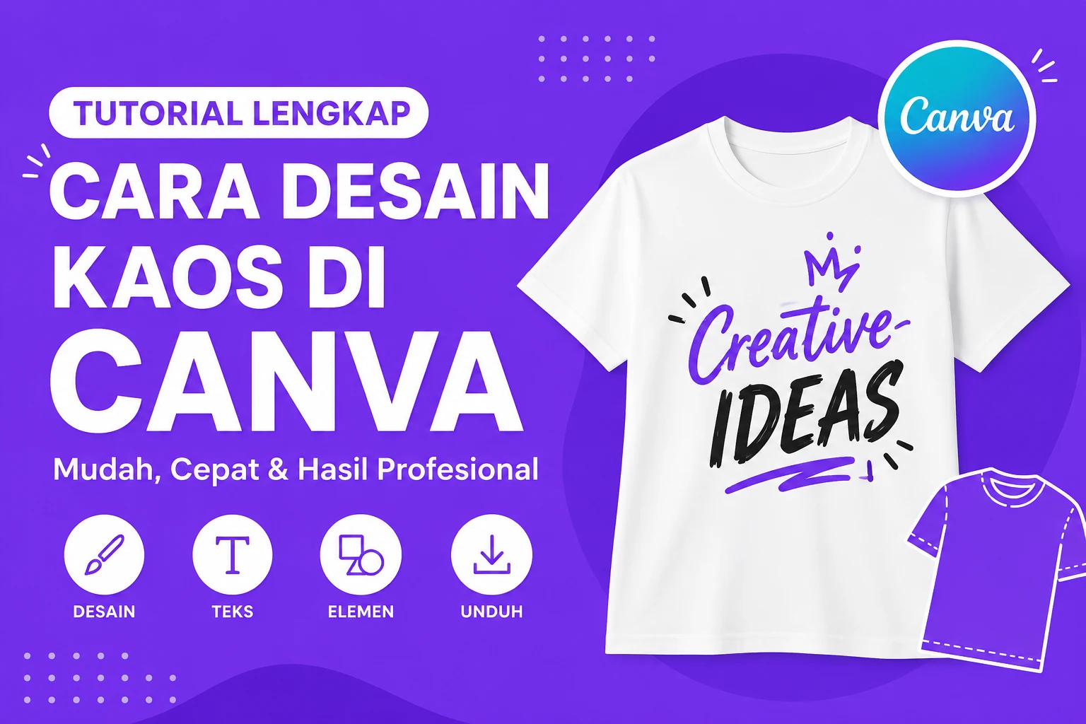 Cara Desain Kaos di Canva