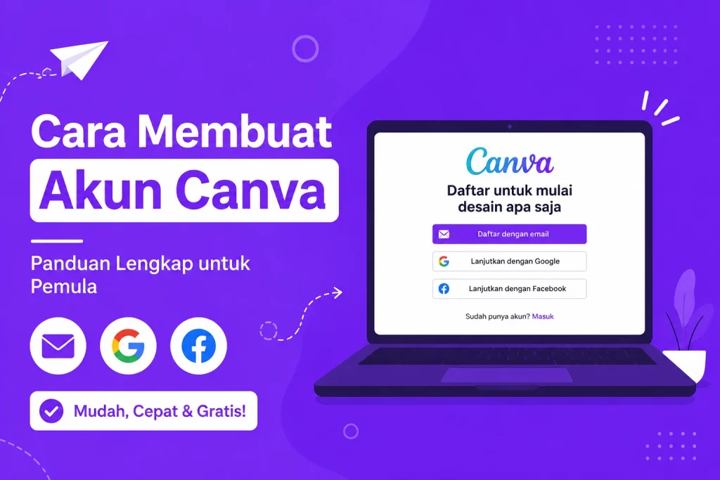 Cara Membuat Akun Canva