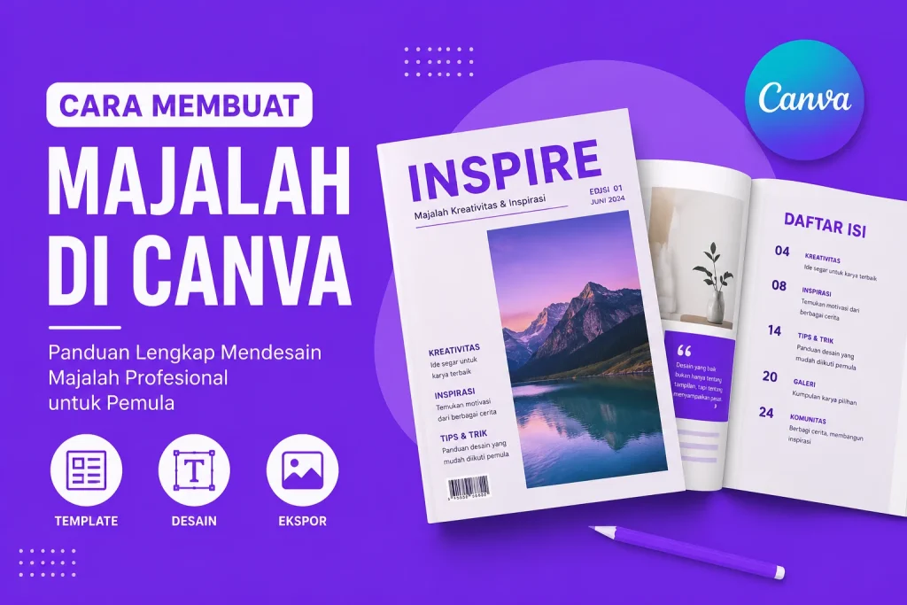 Cara Membuat Majalah di Canva