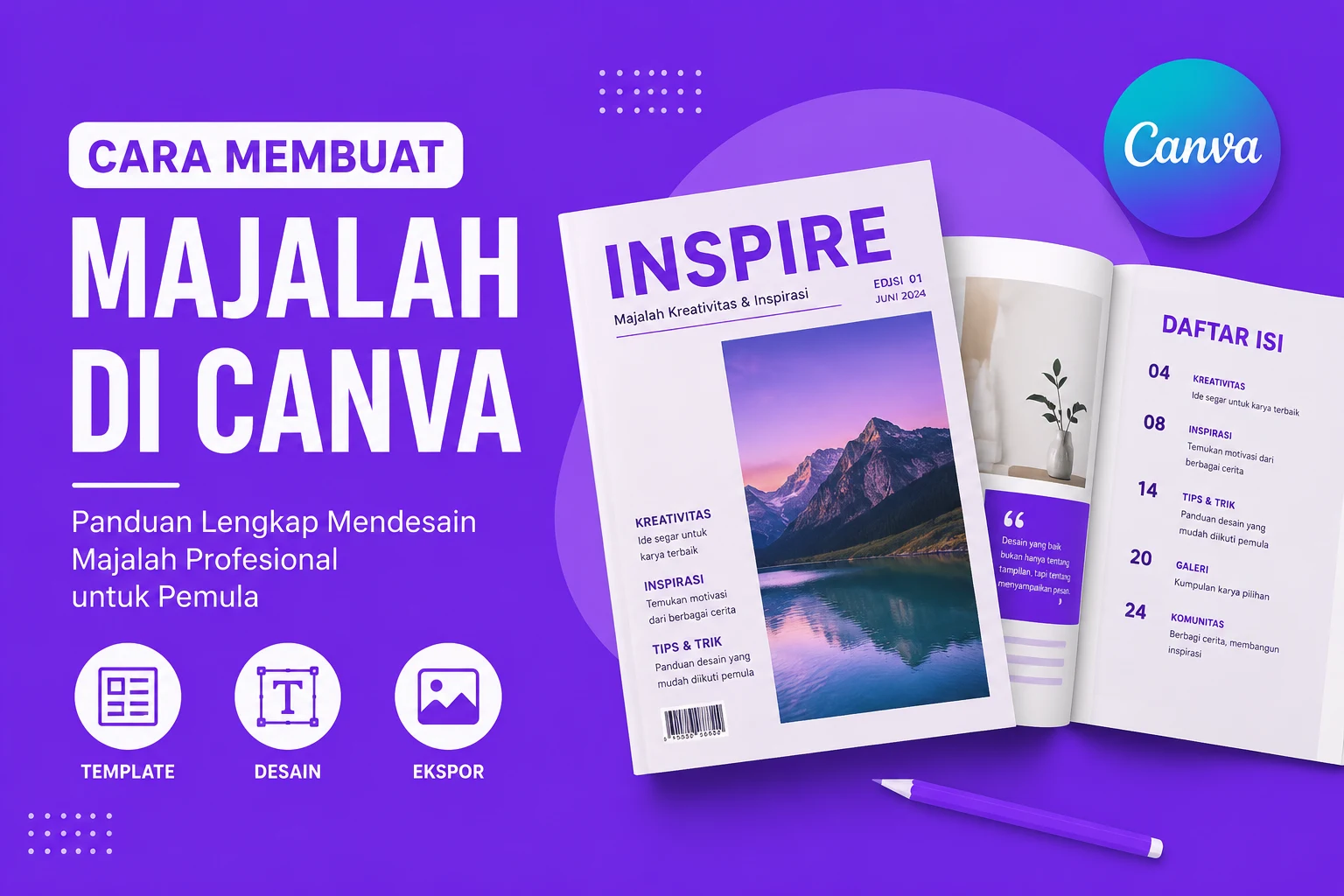 Cara Membuat Majalah di Canva
