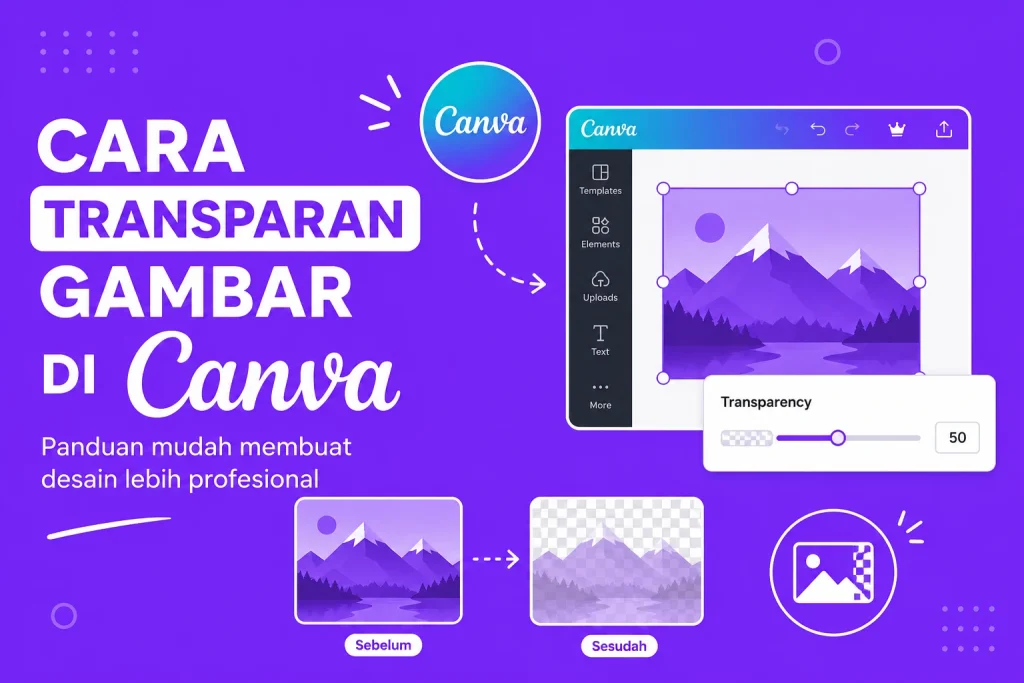 Cara Transparan Gambar di Canva